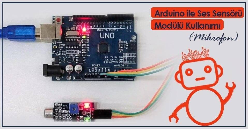Arduino ile Ses Sensörü Kullanımı, Mikrofon Modülü Çalışma Prensibi | Robocombo