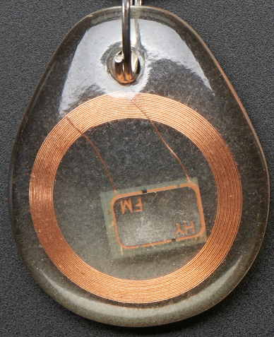 13.56 MHz RFID NFC Anahtarlık İç Yapısı