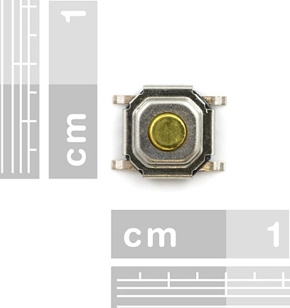 Mini Push Button Switch - SMD On/Off I/0 (Bas Çek) Ölçüleri