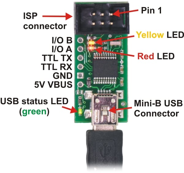 Pololu USB AVR Programlayıcı Modül - PGM03A