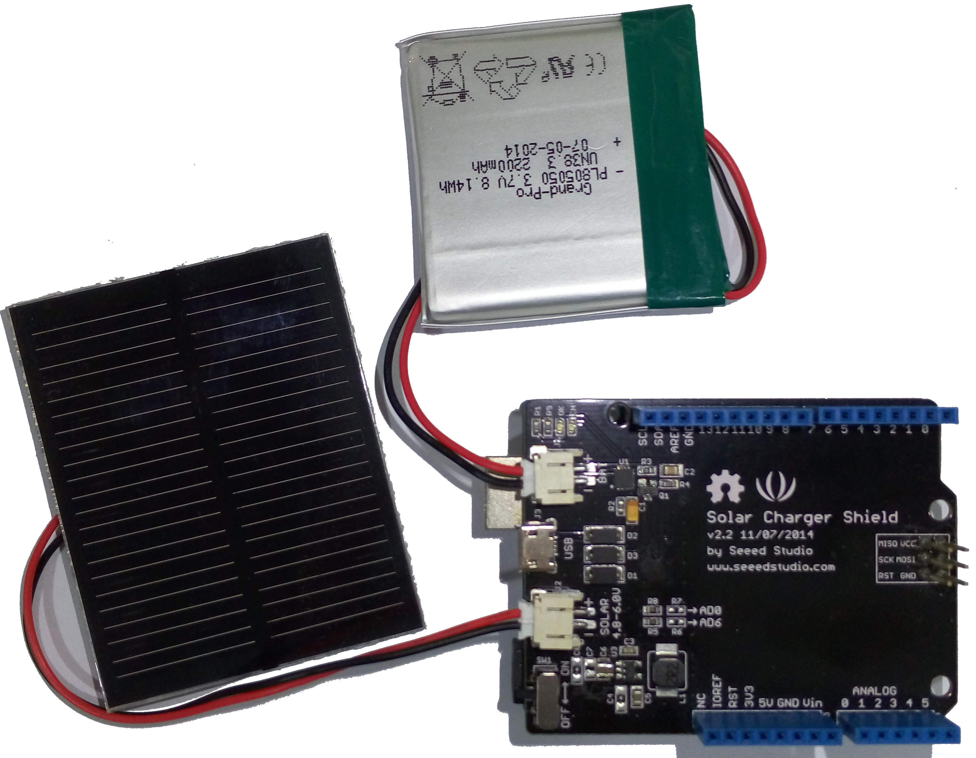 solar charger Arduino