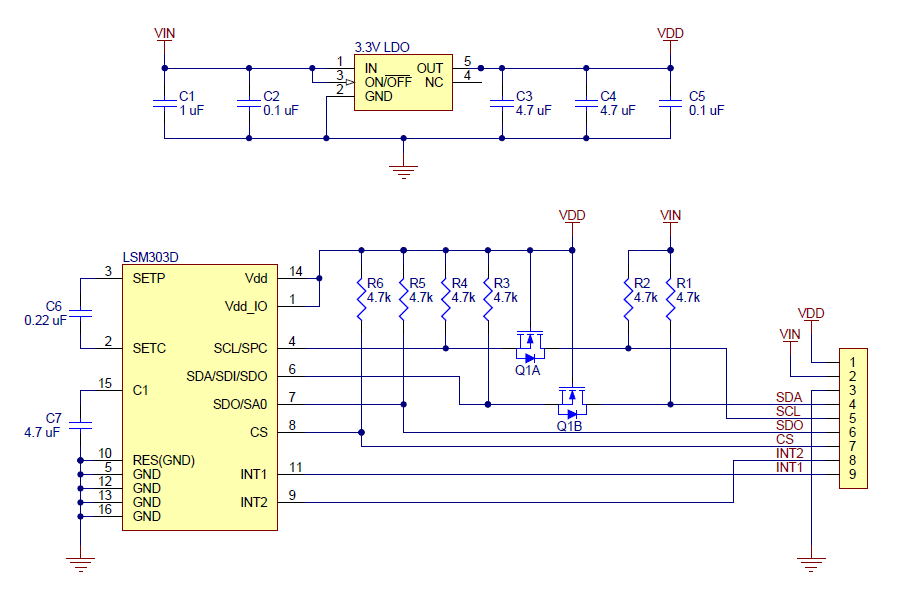 lsm303d schematic